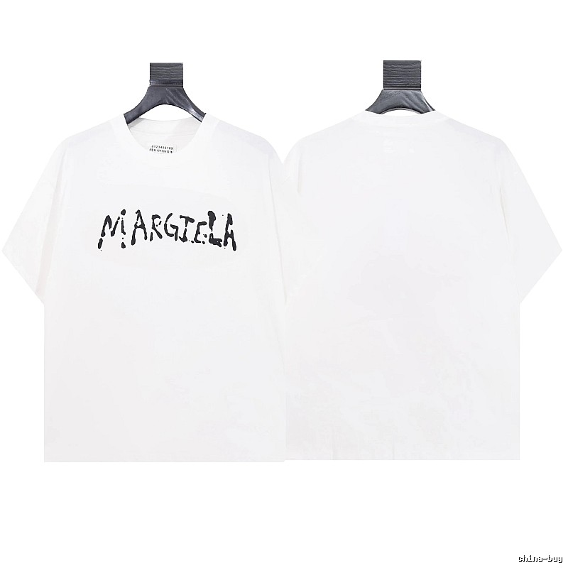 Maison Margiela Graffiti Street Style White T-shirt