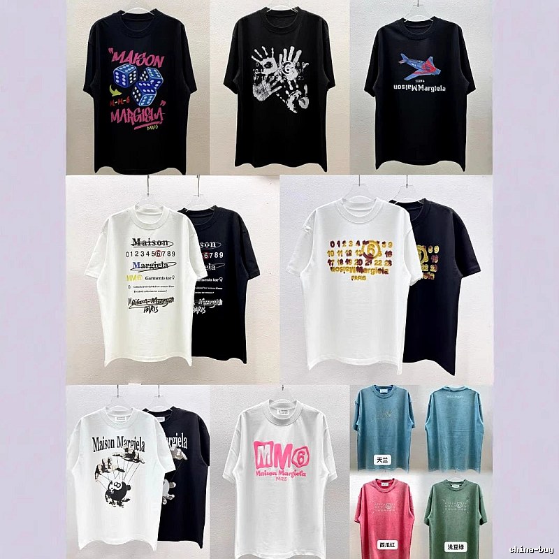 Maison Margiela MM6 Street Style Multi-color T-Shirt