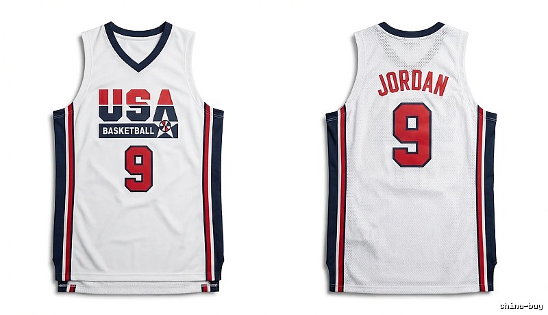 Michael Jordan retro-style white jersey