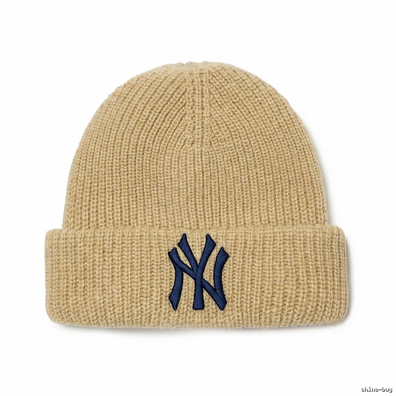 MLB classic beige knitted hat