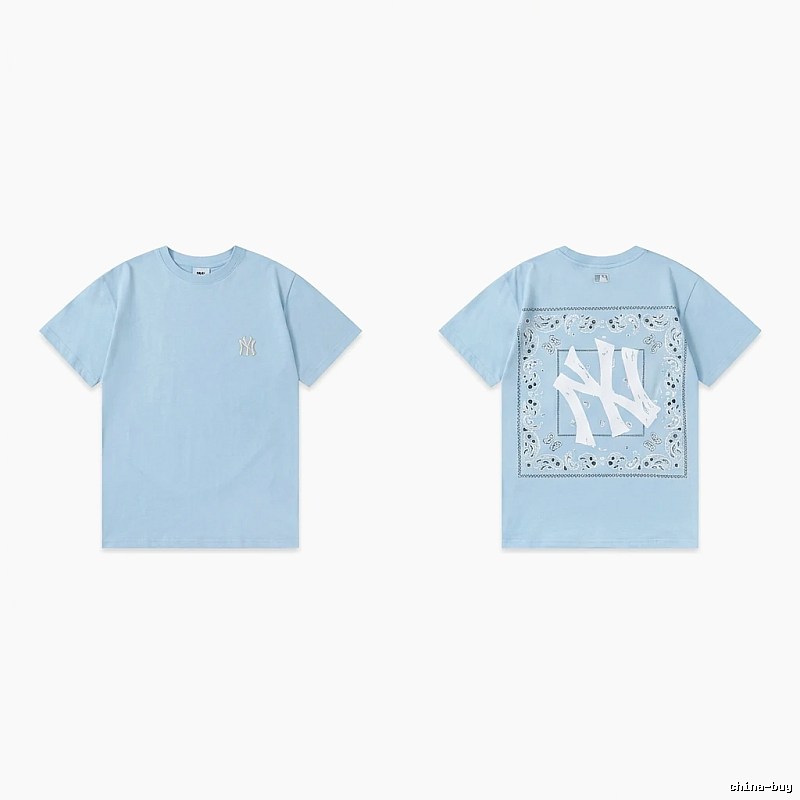 MLB retro light blue T-shirt