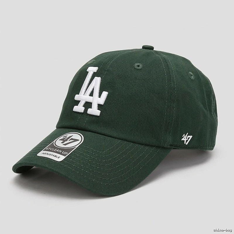 MLB47 Series Retro Style Dark Green Hat