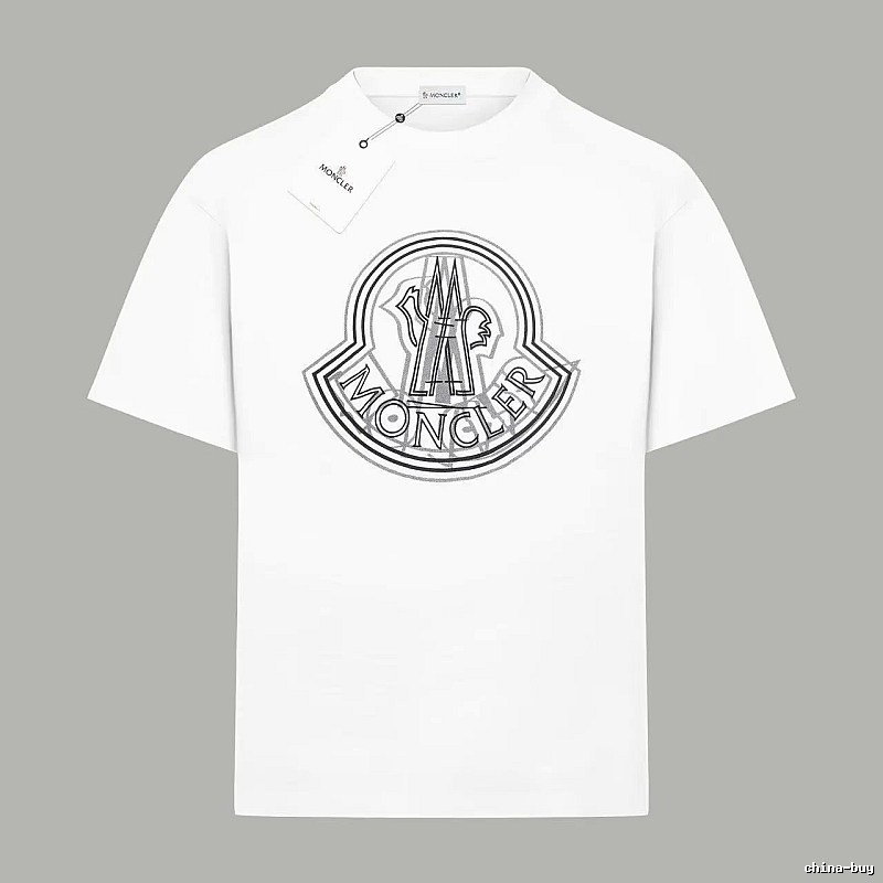 Moncler classic and simple style white T-shirt