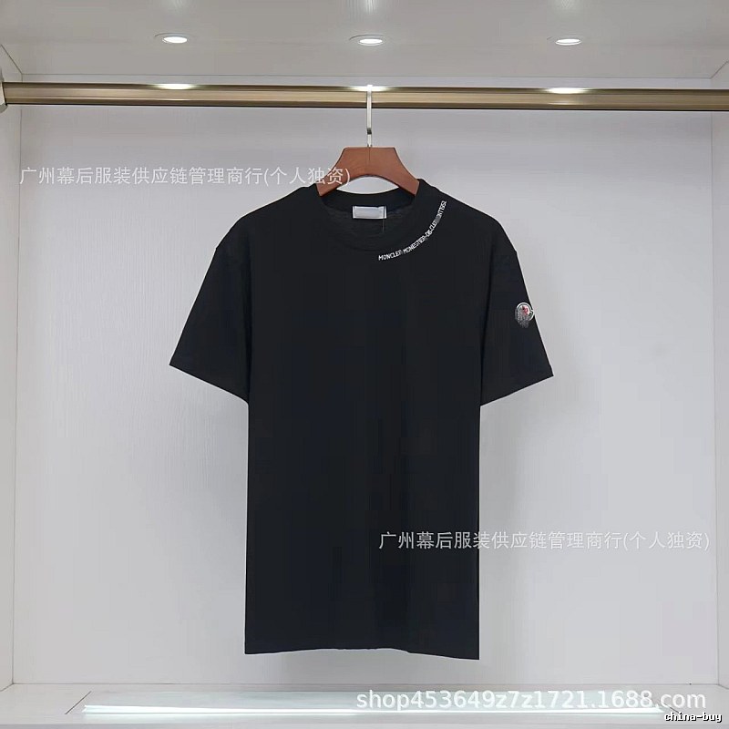 Moncler Classic Casual Style Black Short-sleeve T-shirt