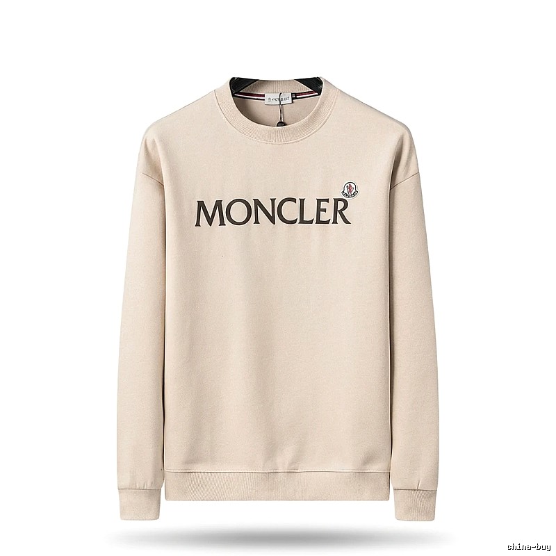 Moncler minimalist beige sweatshirt