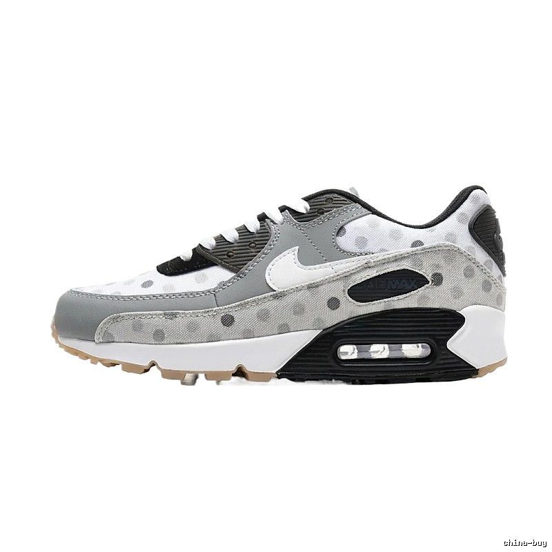 Nike Air Max 90 Polka Dot Style Grey Shoes