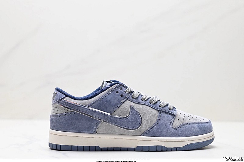 Nike Dunk Low Retro Style Blue-Gray Shoes