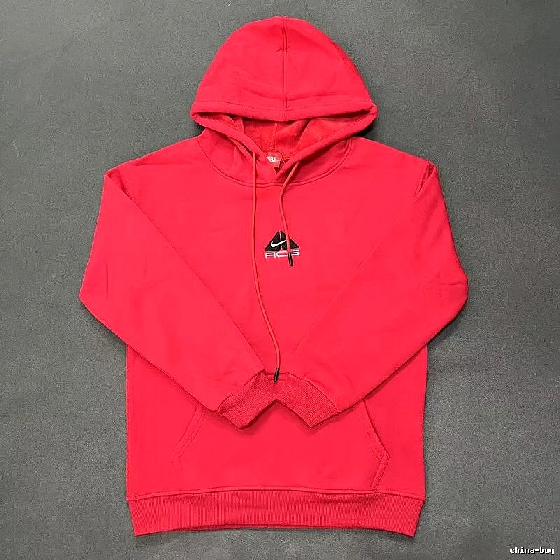 Nike Red Zip Hoodie Training Look Swoosh