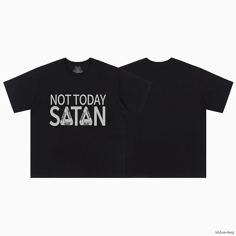 Palace Triangle Print Street Style Black T-Shirt