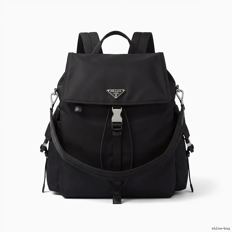 Prada classic black backpack