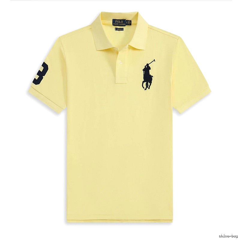 Ralph Lauren Polo Series Casual Yellow Polo Shirt