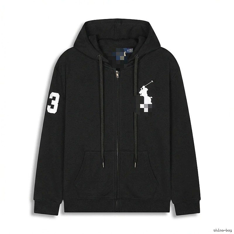 Ralph Lauren sporty black hoodie