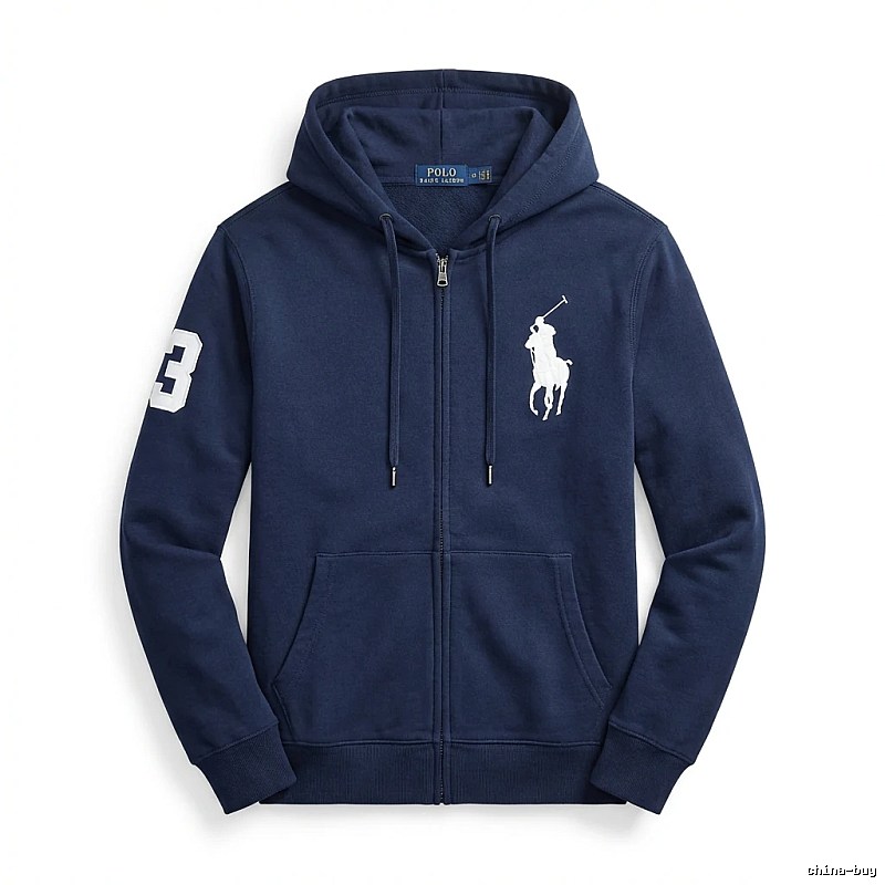Ralph Lauren sporty dark blue hoodie