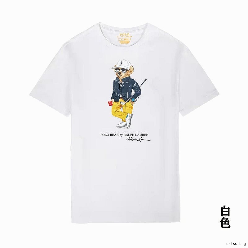 Ralph Lauren white T-shirt with bear print