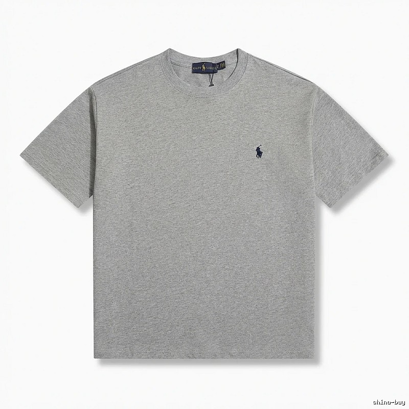 Ralph Lauren's classic and simple style gray T-shirt.