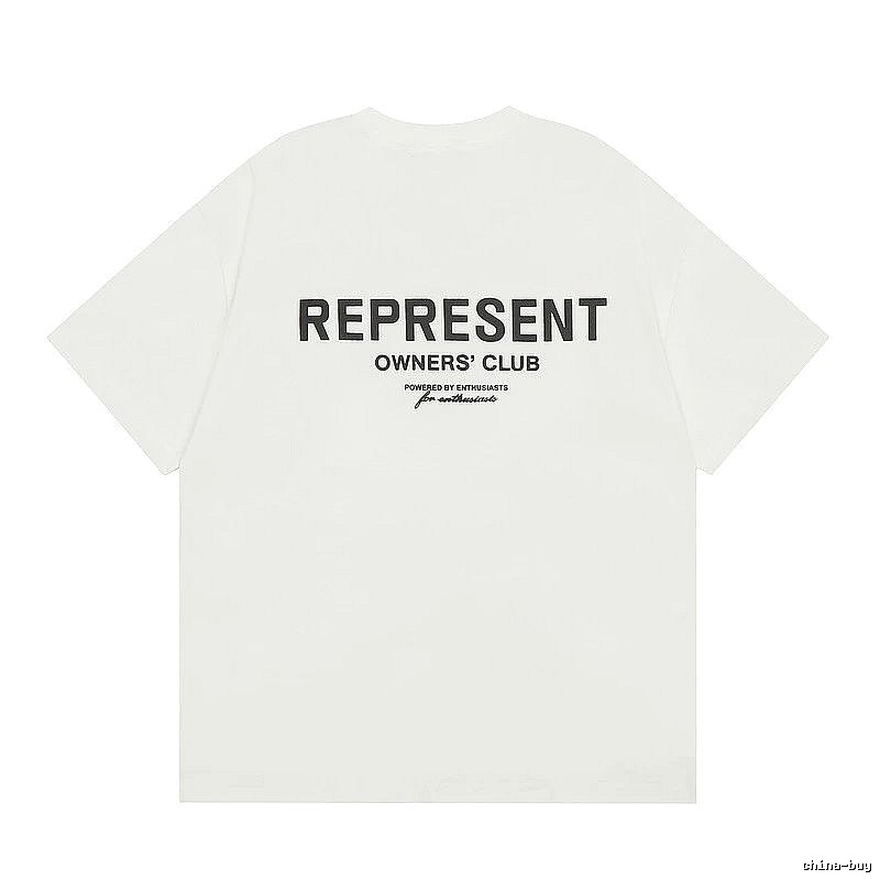 Represent White Style 801 Owners Club T-Shirt Color Pop Logo