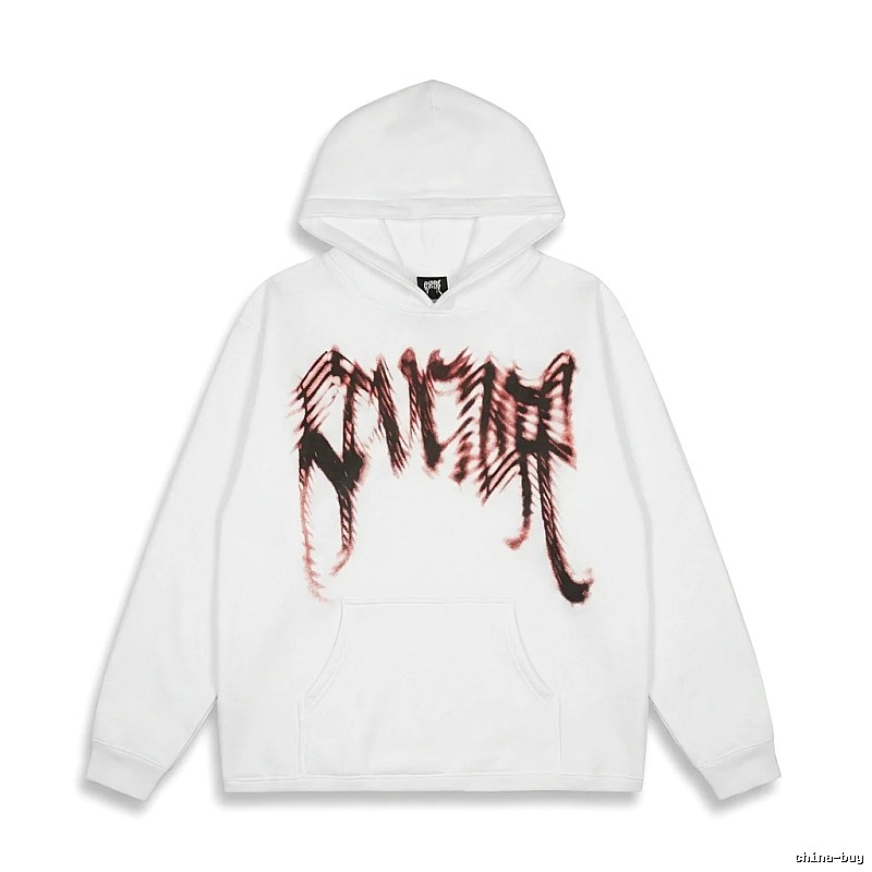 Revenge Gothic Style White Hoodie