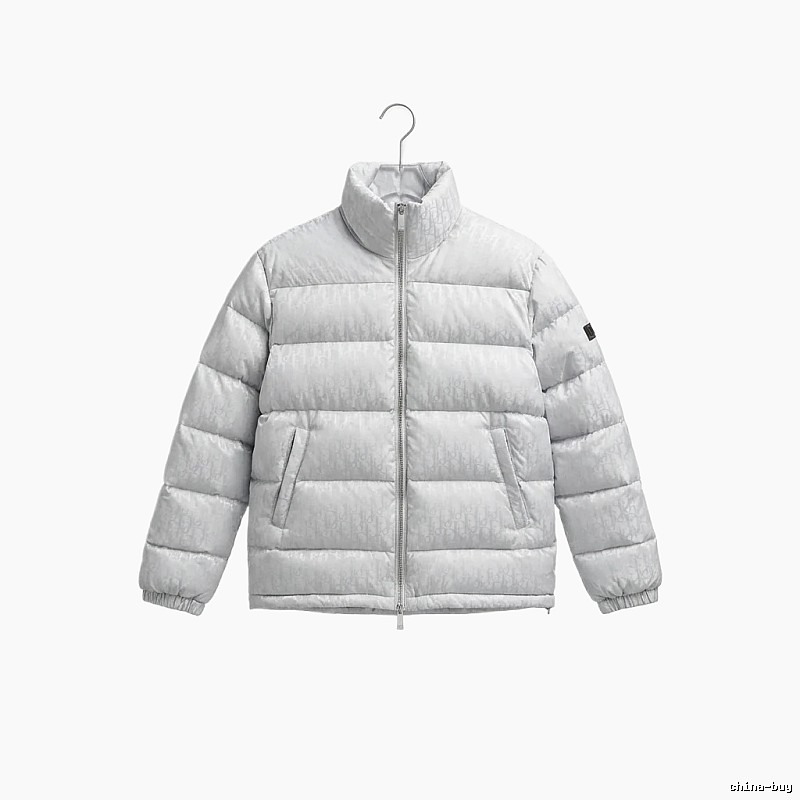 Simple-style white Dior down jacket