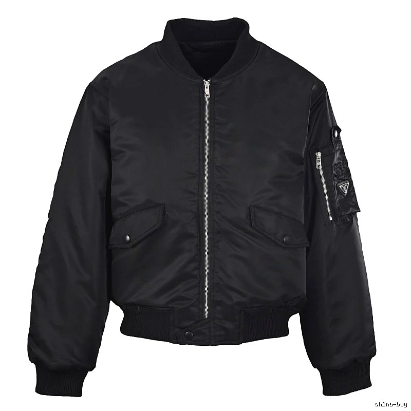 Sleeve Zip Pocket Utility Bomber Jacket by C.P. - Winter
