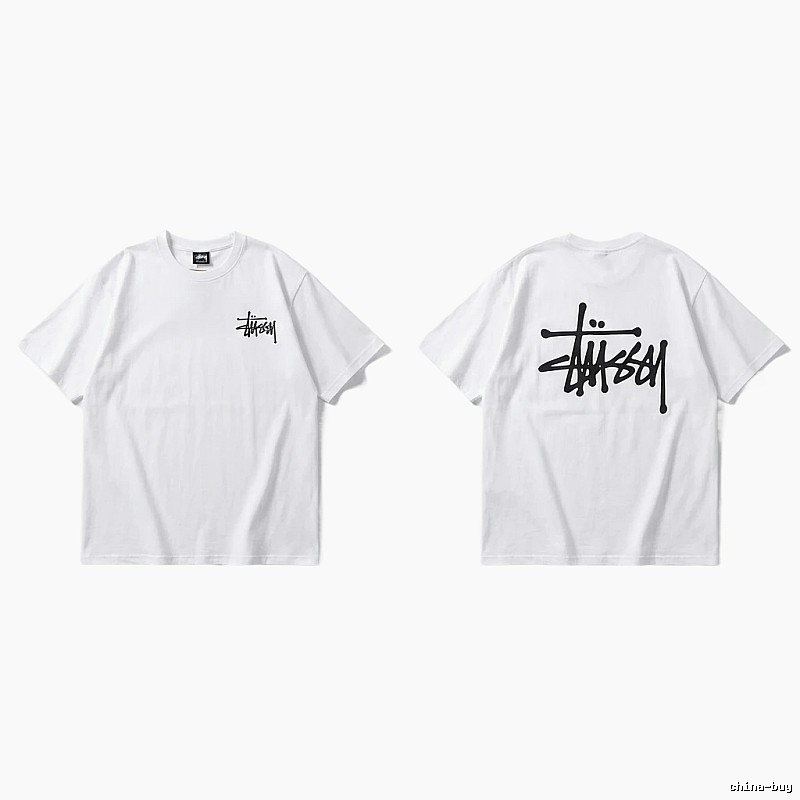 Stussy basic simple white T-shirt