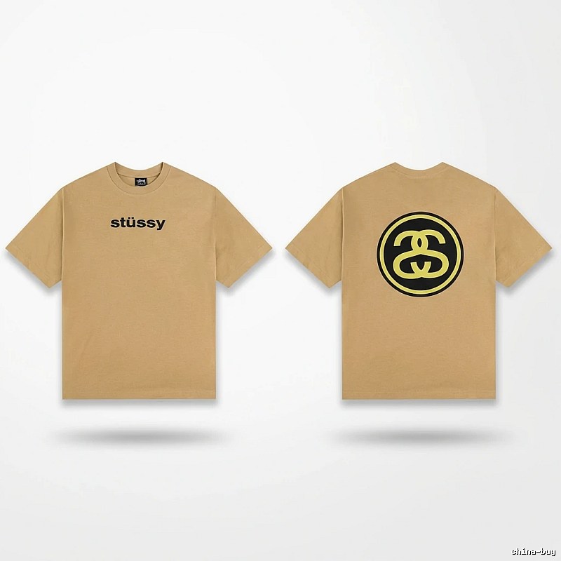 Stussy classic khaki short-sleeve