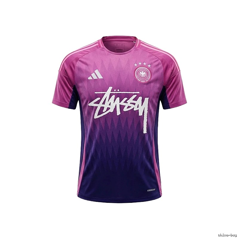 Stussy Gradient Style Pink-Purple T-shirt