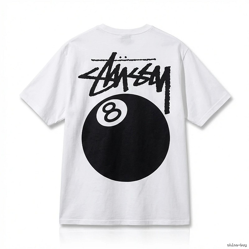 Stussy No.8 Ball White T-shirt