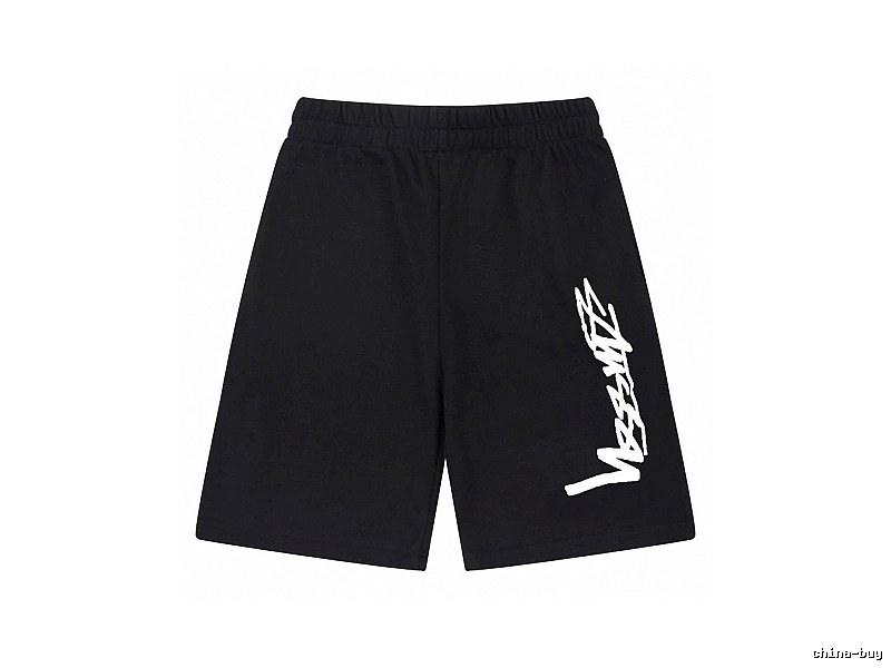 Stussy street-style black shorts