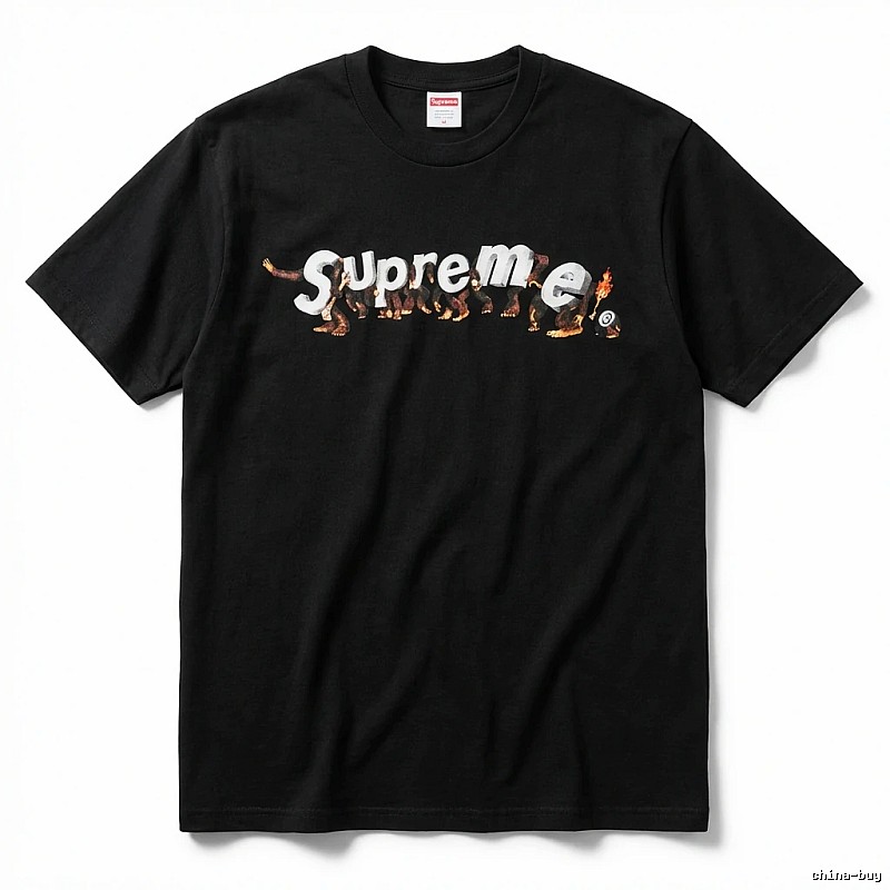 Supreme Ape Series Black T-shirt