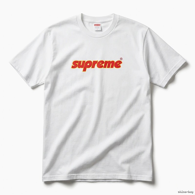 Supreme basic simple white T-shirt