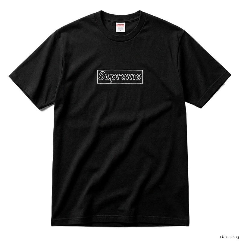 Supreme Basic Style Simple Black T-shirt