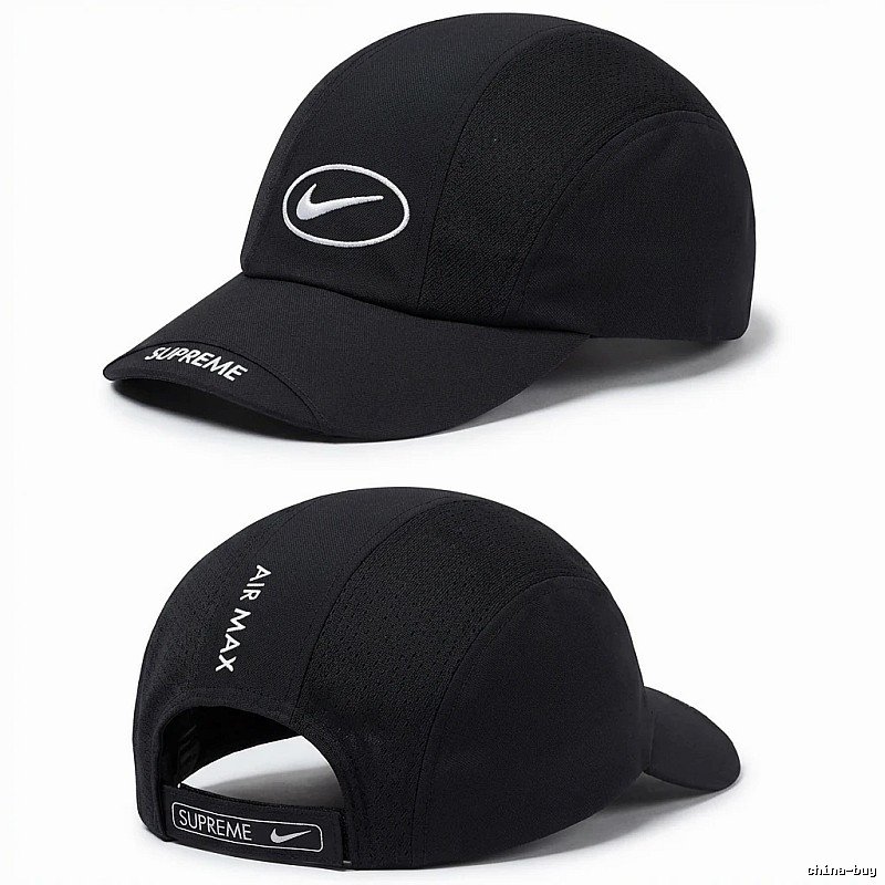 Supreme Co-branded Sporty Black Hat