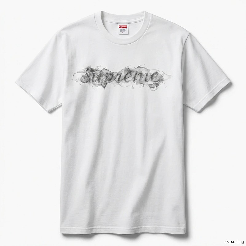 Supreme Smoke Style White T-shirt