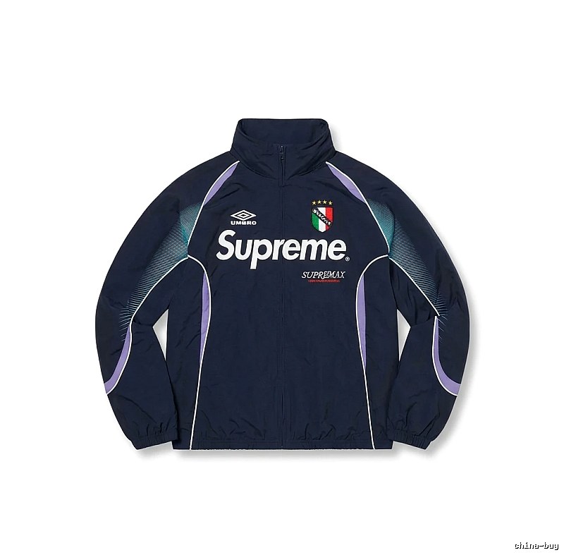 Supreme sporty dark blue jacket