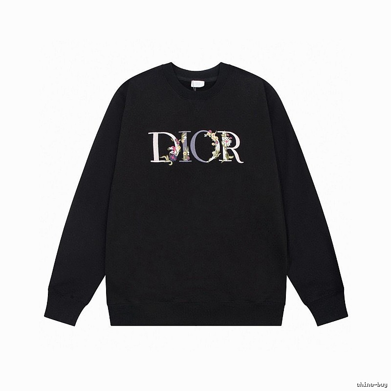 Sweatshirt by Dior with Black Sweatshirt with Dior Floral