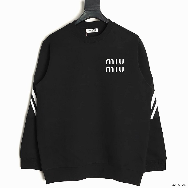 Sweatshirt by Miu Miu with Black Sweatshirt with White Miu