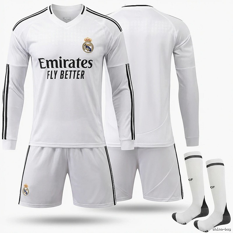 The white sporty jersey of Real Madrid.