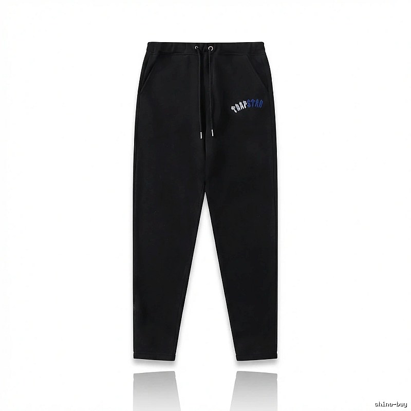 Trapstar minimalist style black sweatpants