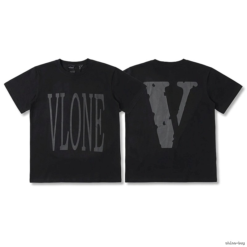 Vlone minimalist style black T-shirt