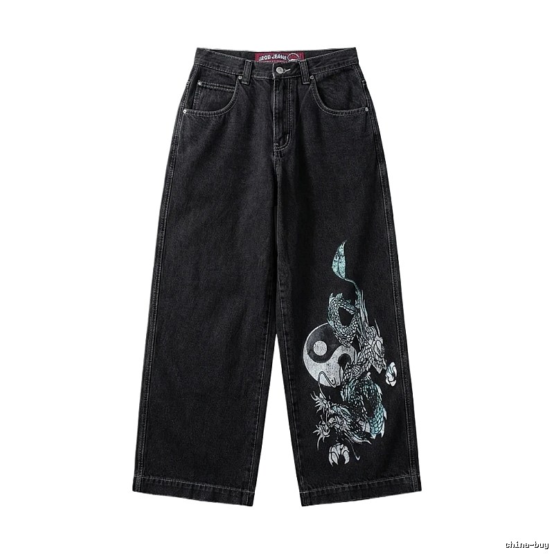 Y2K style black jeans