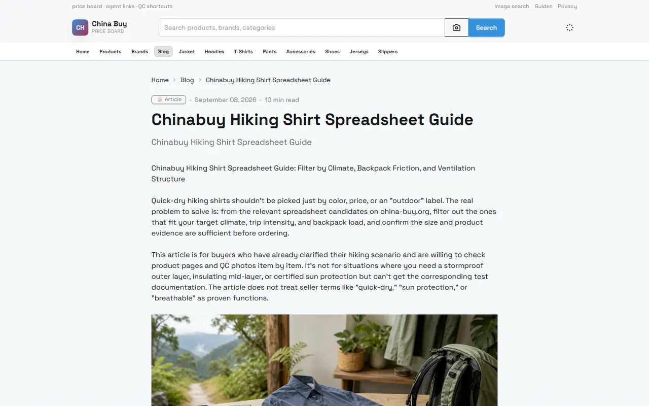 Chinabuy Summer Hiking Shoe Guide visual guide for chinabuy